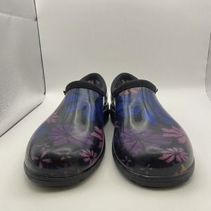 Sloggers Clog Flowers Waterproof Gardening Shoe Women's USA Size 7‎